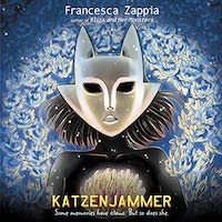 A graphic of the cover of Katzenjammer by Francesca Zappia