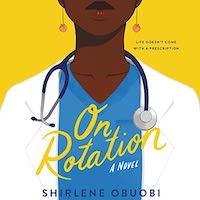 A graphic of the cover of On Rotation by Shirlene Obuobi