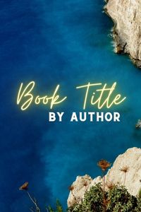 sample book cover image: generic text against a beach background