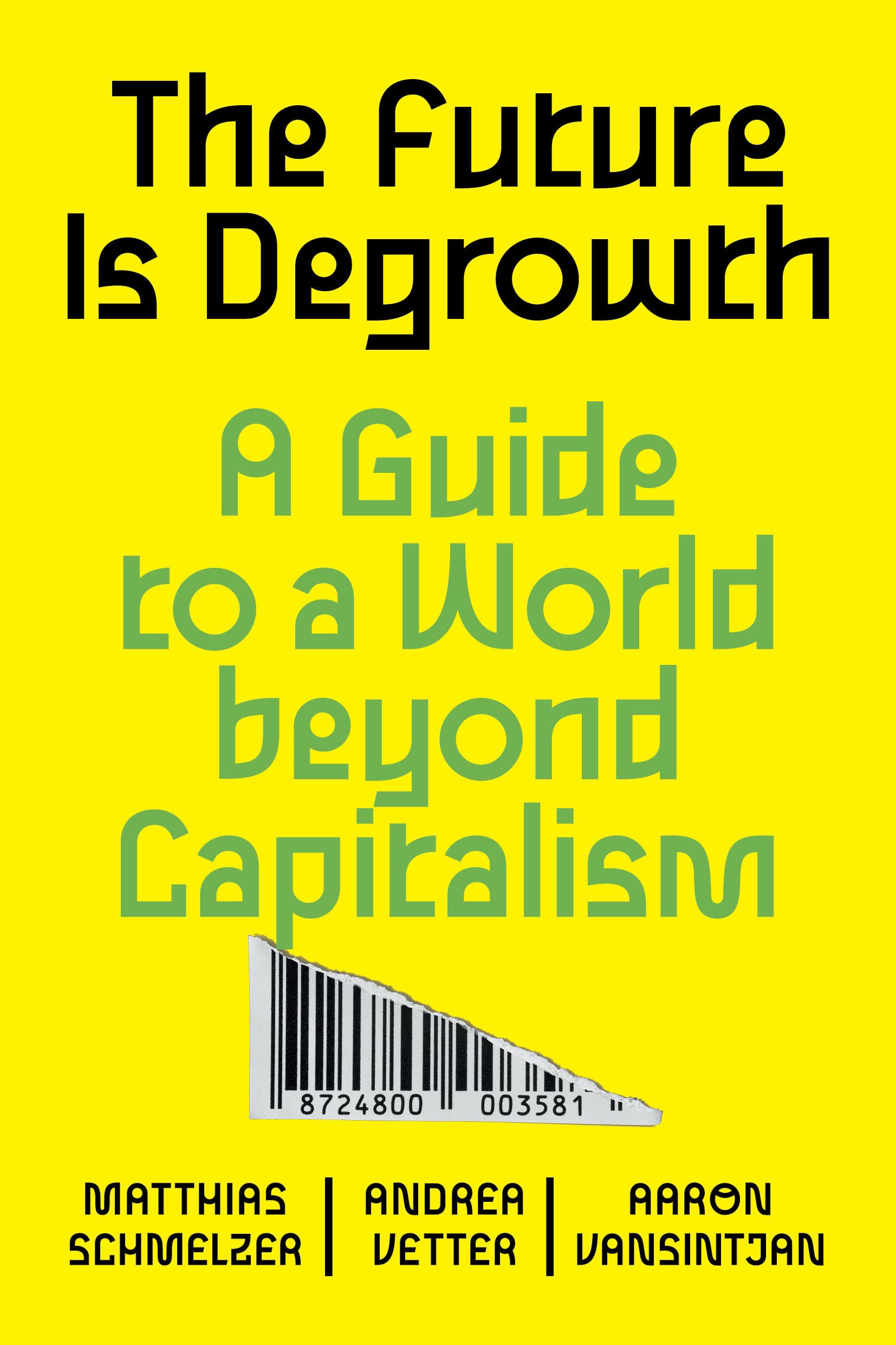 book cover the future is degrowth