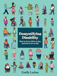 A graphic of the cover Demystifying Disability