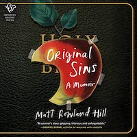 A graphic of the cover of Original Sins by Matt Rowland Hill