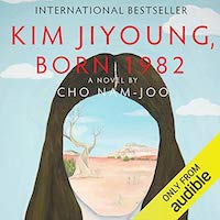 A graphic of the cover of Kim Jiyoung, Born 1982 by Cho Nam-Joo