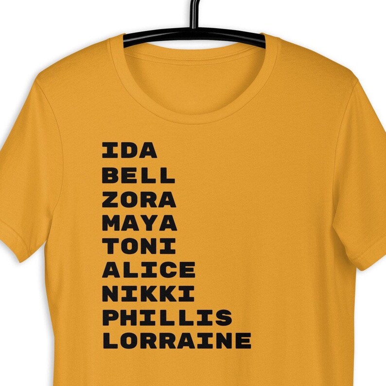 golden black women writers shirt