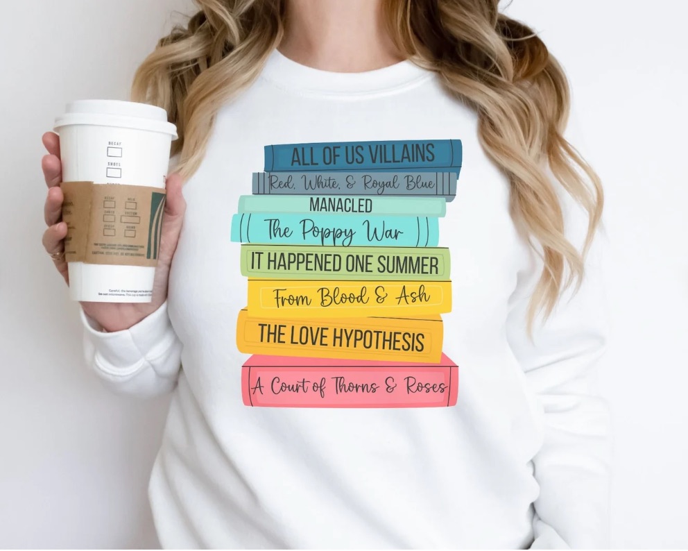 Custom book sweatshirt