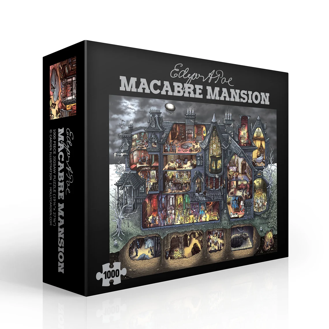 edgar allen poe macabre mansion puzzle