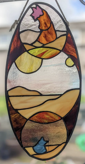 frank-herbert-inspired suncatcher