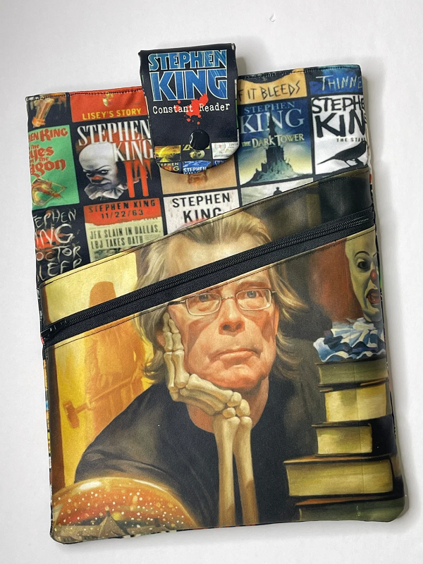 stephen king book sleeve with pockets by deescustomdesignstudio