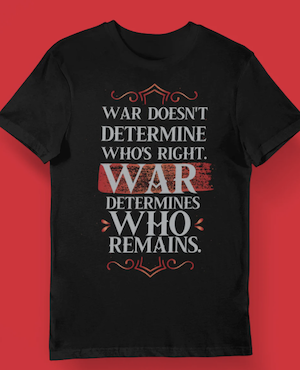 T-shirt inspired by The Poppy War