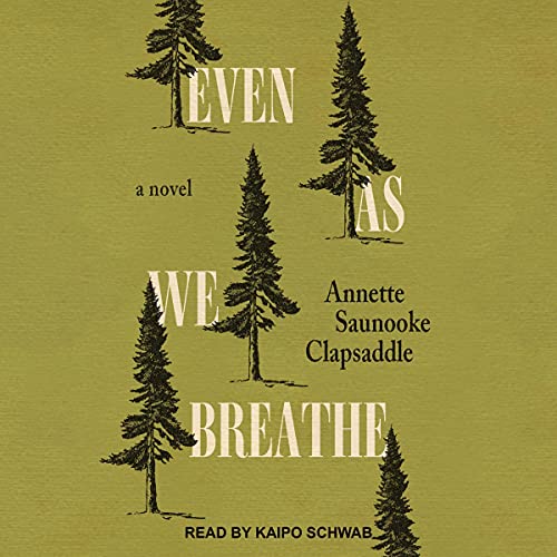 A graphic of the cover of Even As We Breathe
