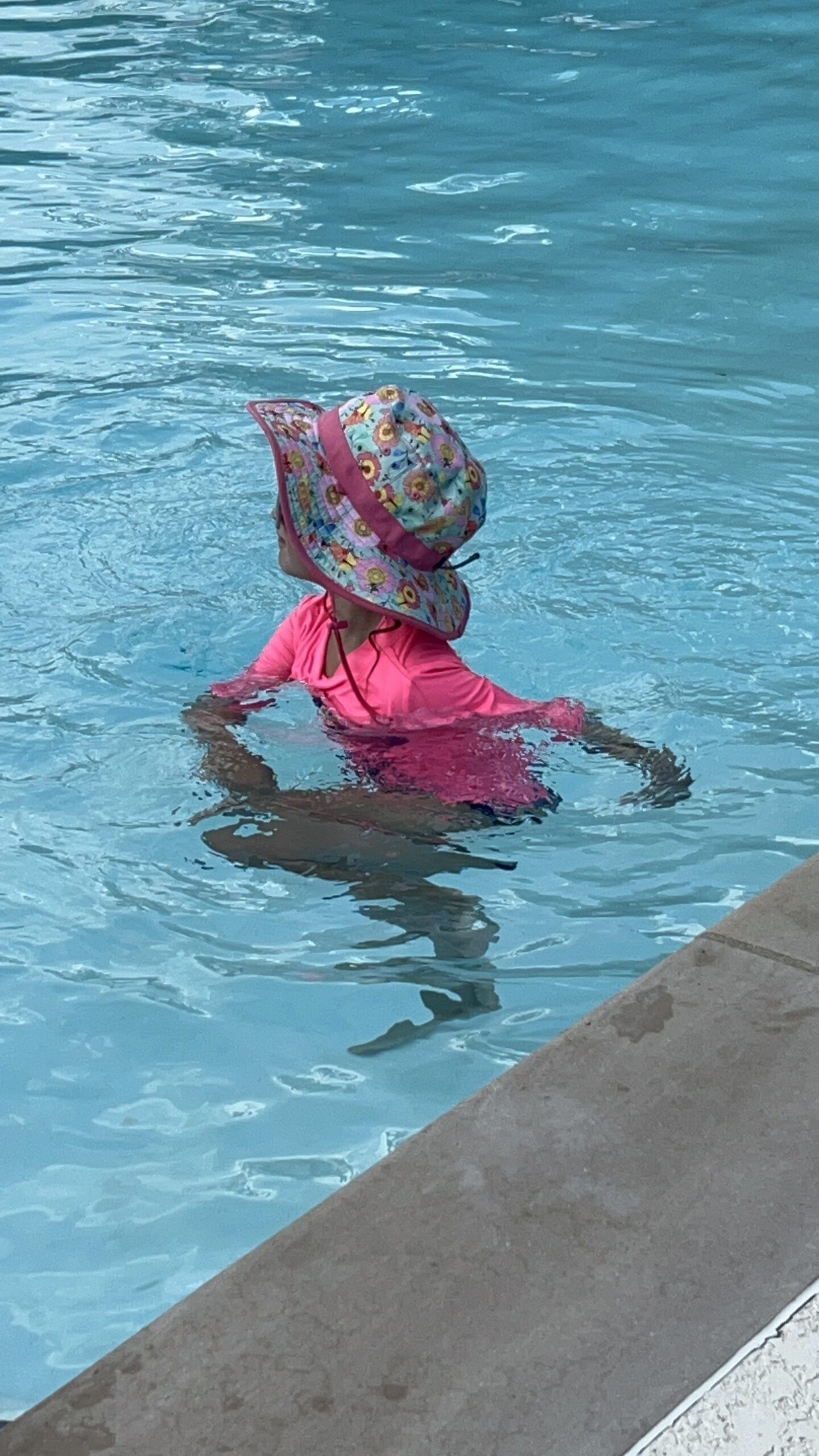 Marian in the pool The Kids are All Right