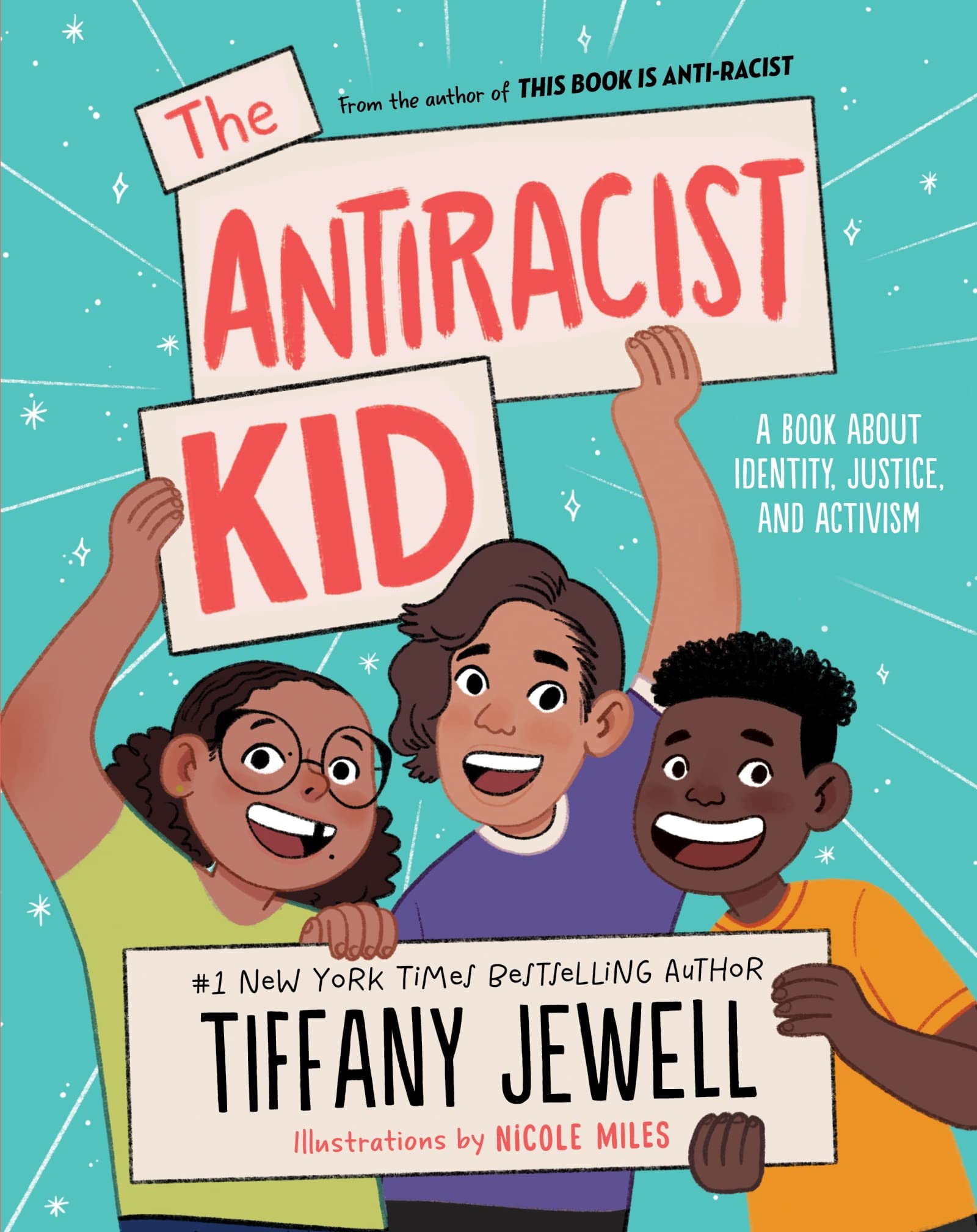Book cover of The Antiracist Kid by Jewell