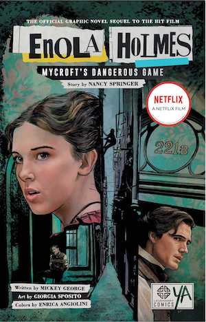 cover image for Enola Holmes: Mycroft's Dangerous Game