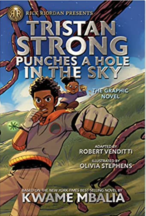 Tristan Strong Punches a Hole in the Sky graphic novel cover