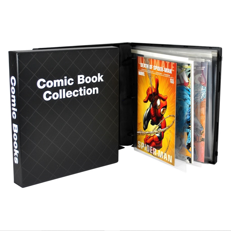 A binder full of comics