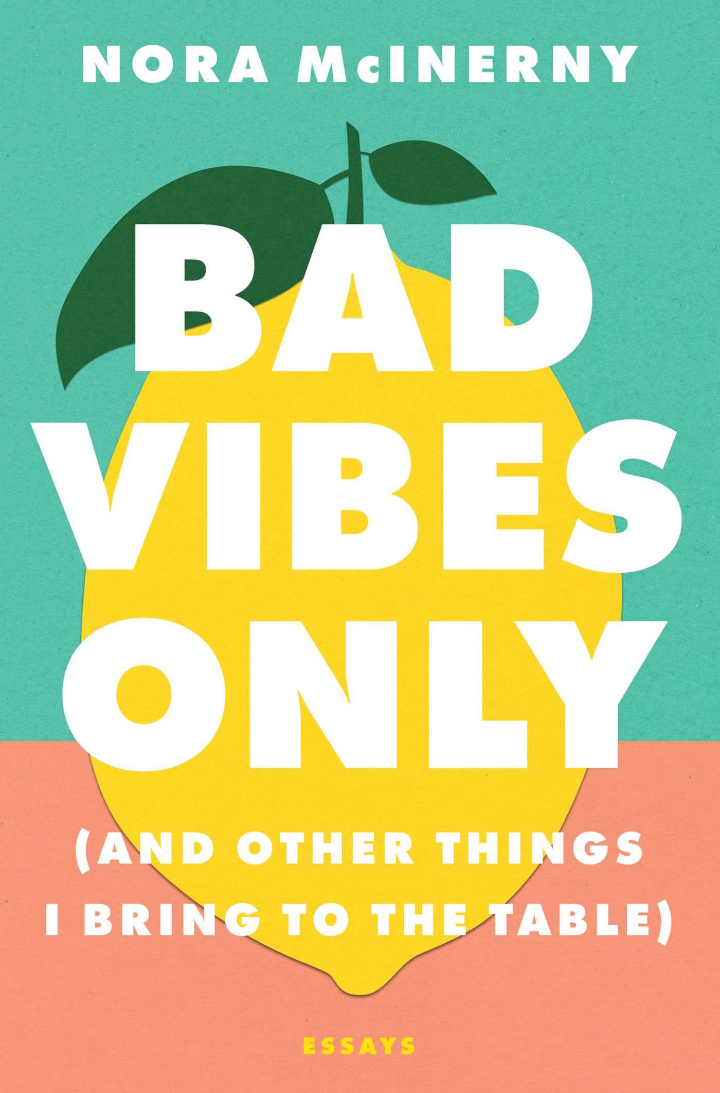 book cover: bad vibes only