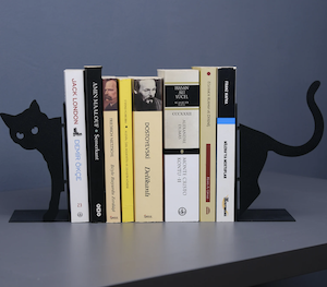 Black Cat Bookends