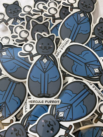 hercule purroit sticker