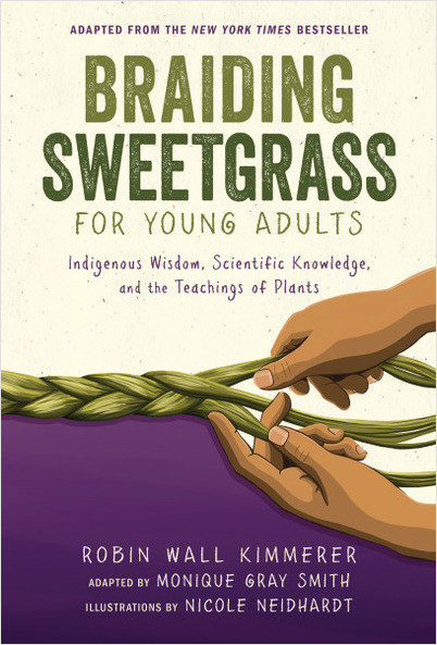 Braiding Sweetgrass for Young Adults cover