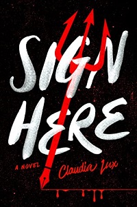 cover of sign here by claudia lux