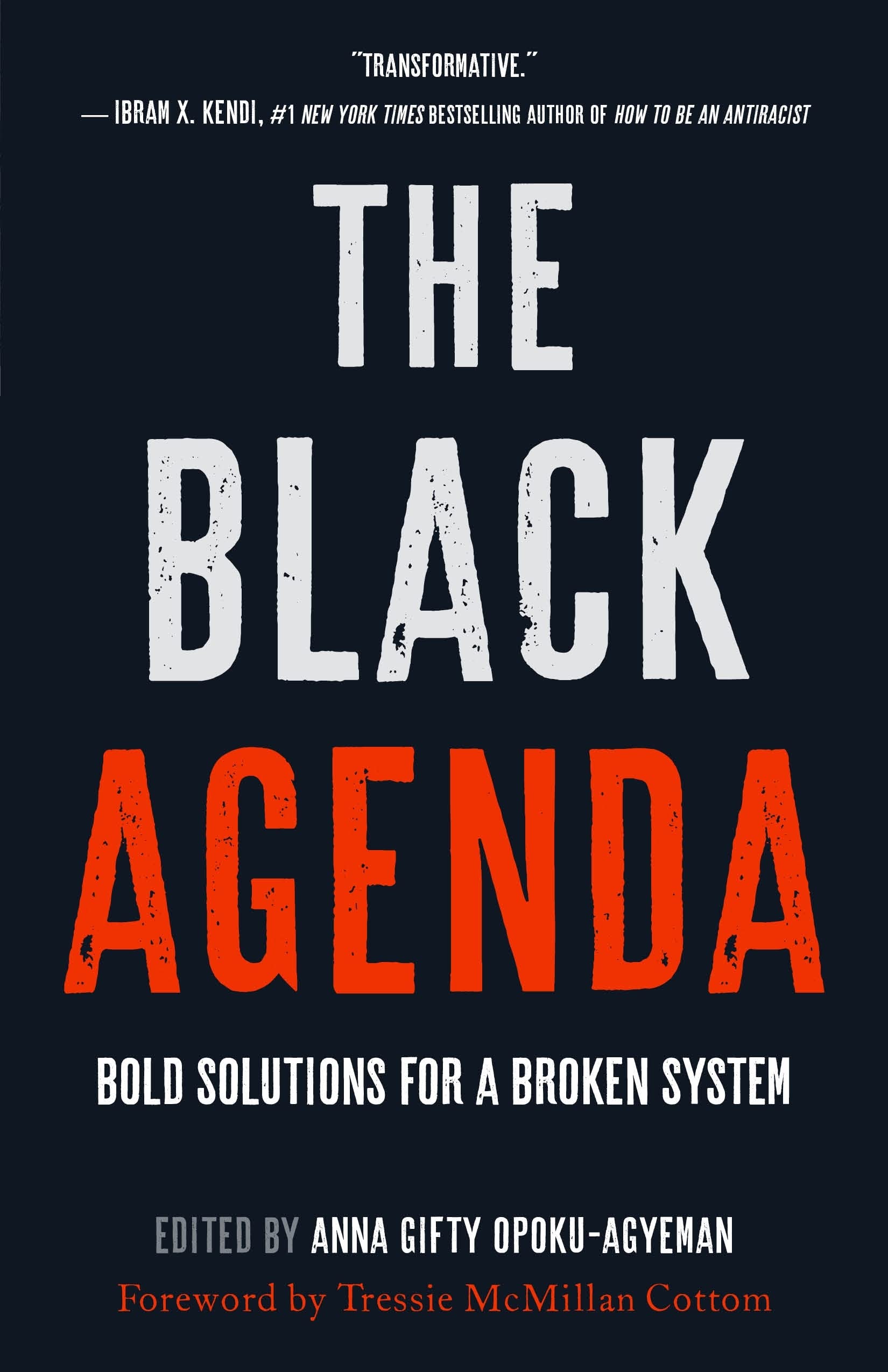 book cover the black agenda