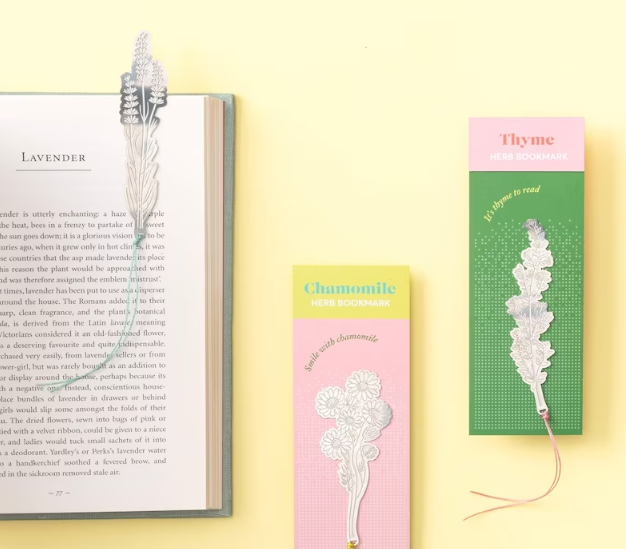 Herb Bookmarks from Etsy