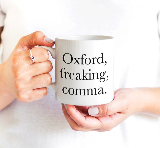 Oxford, Freaking, Comma Mug