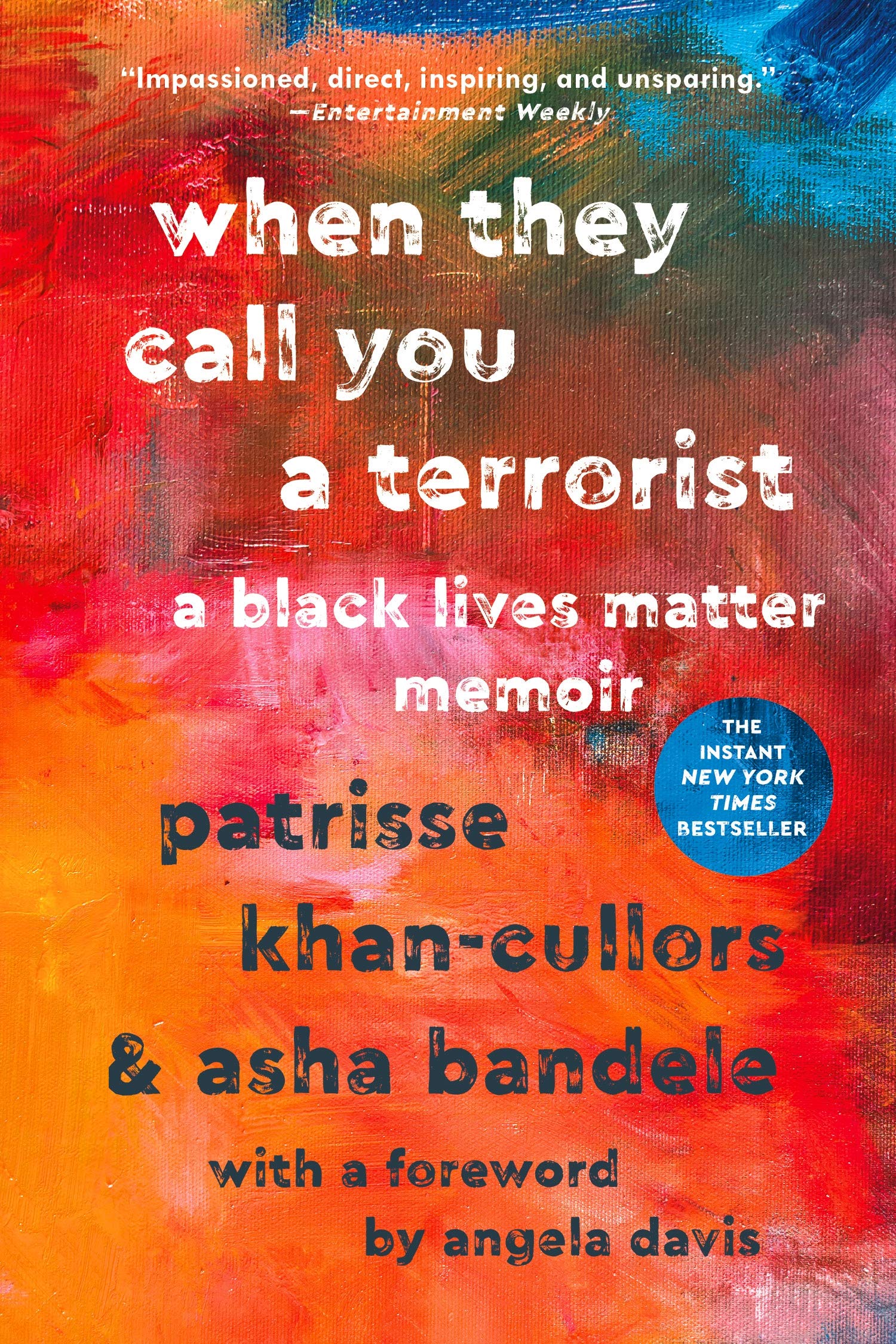book cover when they call you a terrorist