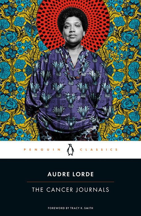 a graphic of the cover of The Cancer Journals by Audre Lorde 