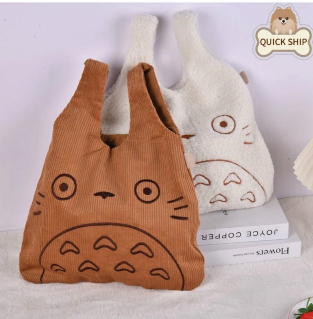 Totoro Japanese Knot Bag