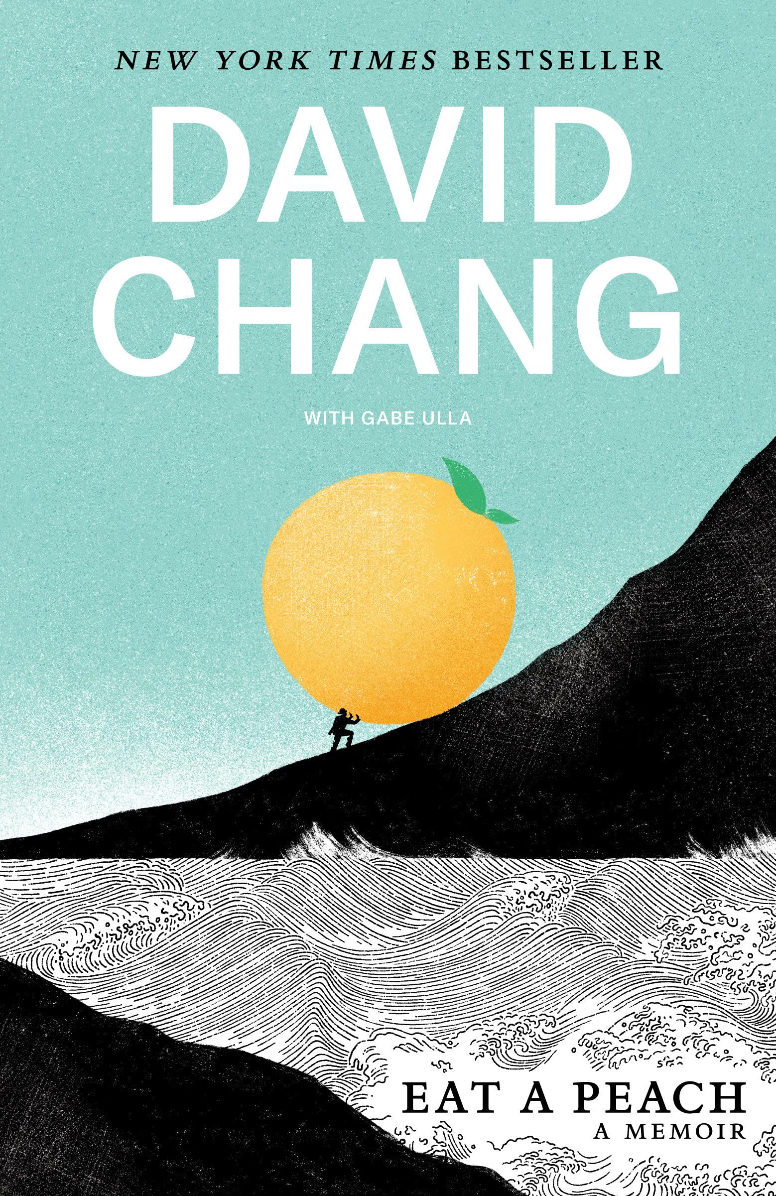 a graphic of the cover of East a Peach: A Memoir by David Chang