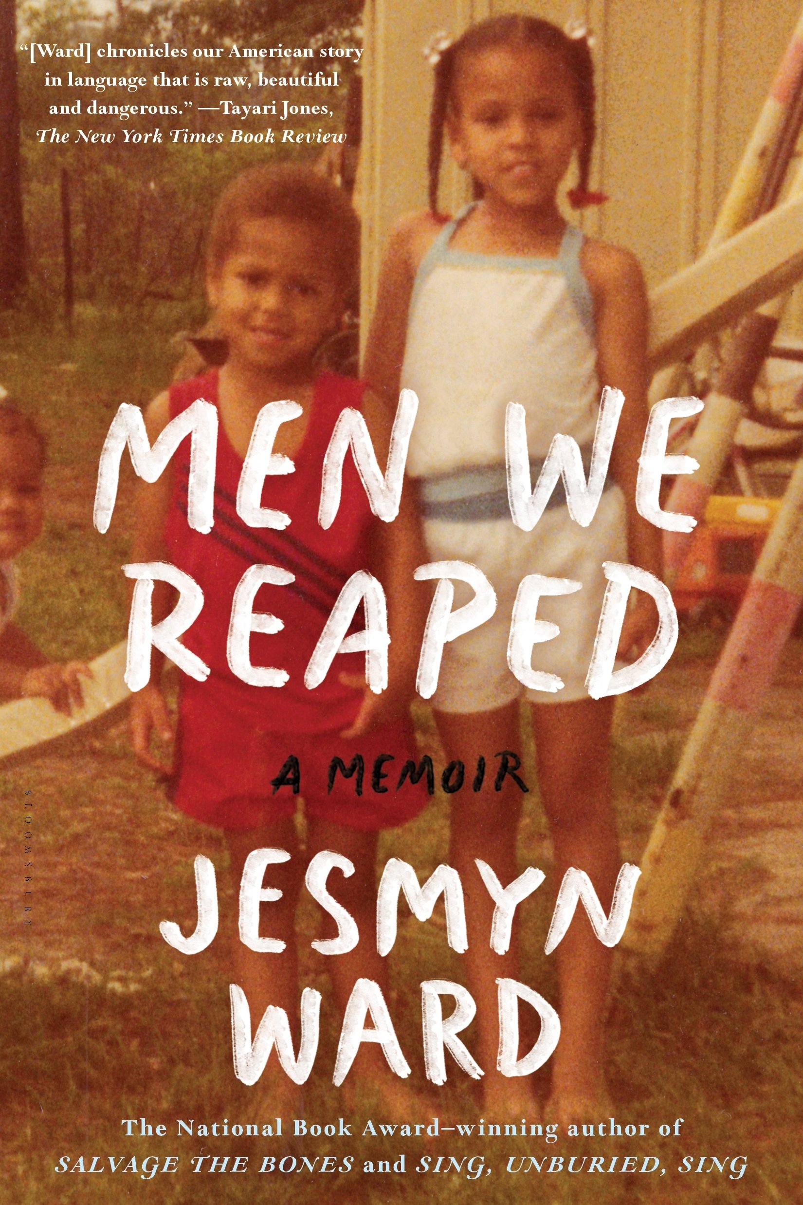 a graphic of the cover of Men We Reaped by Jesmyn Ward
