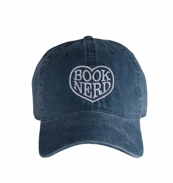 Book Nerd Embroidered Hat