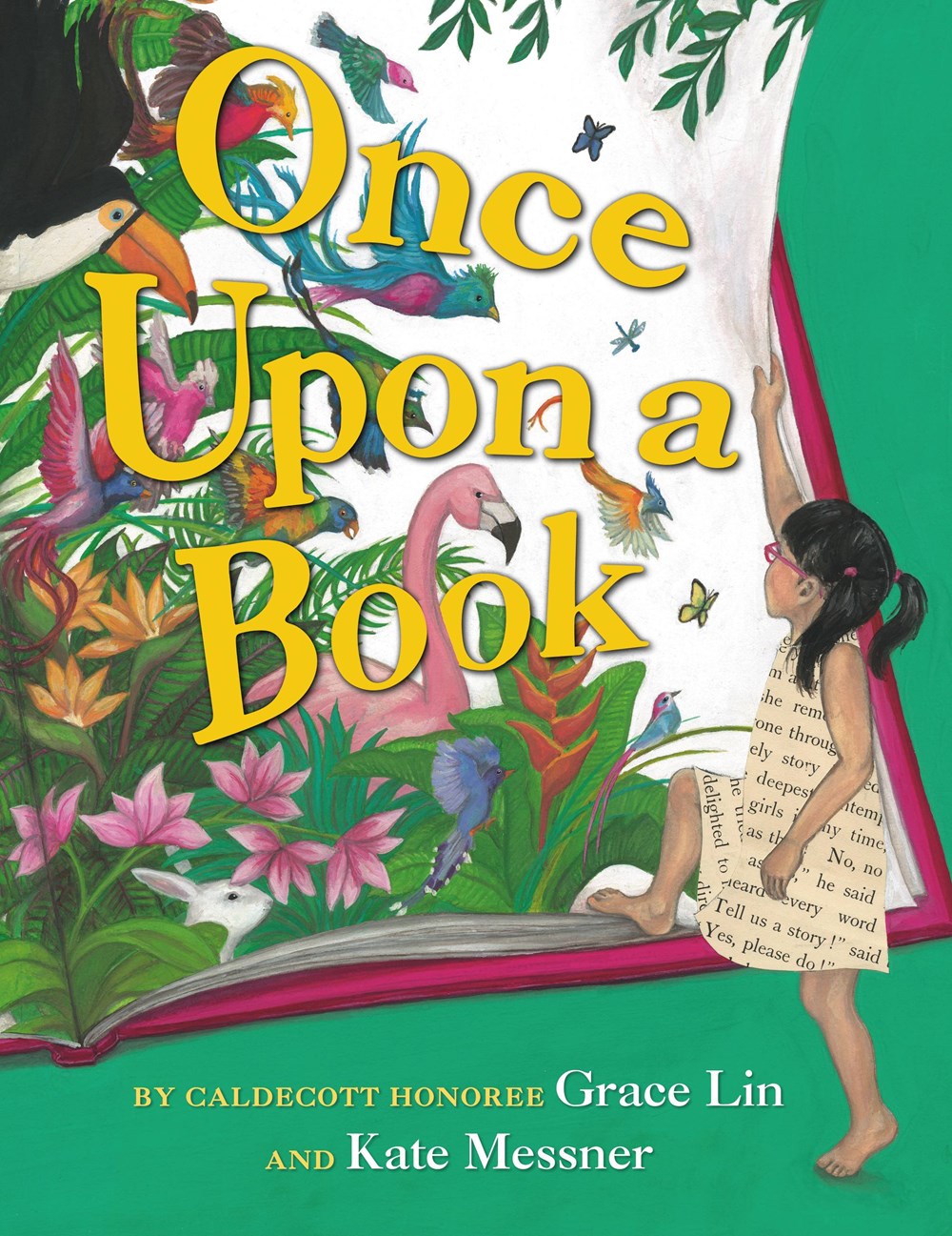 Cover of Once Upon a Book by Messner and Lin
