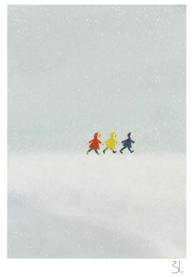 Winter Friends Print by blancucha