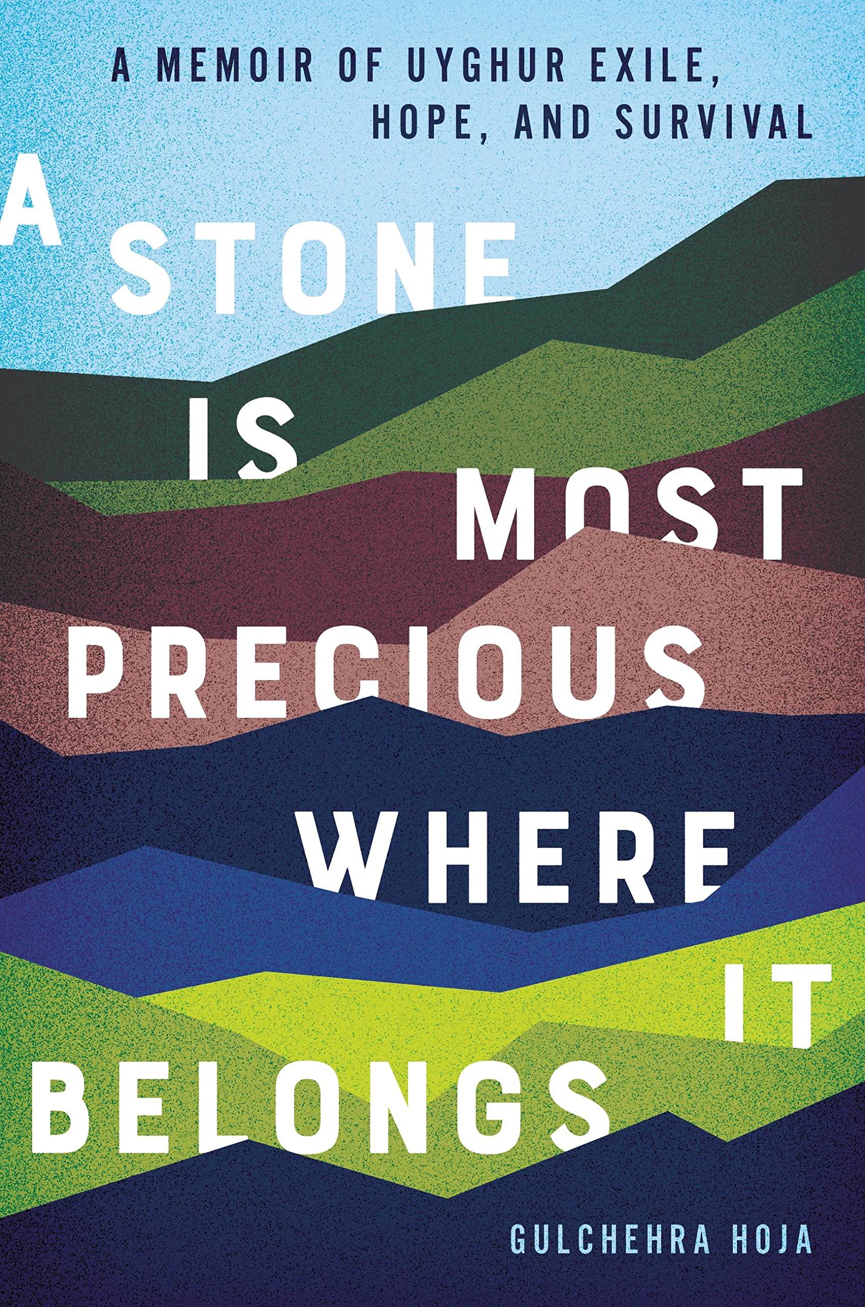 cover of A Stone Is Most Precious Where it Belongs: A Memoir of Uyghur Exile, Hope, and Survival  by Gulchehra Hoja