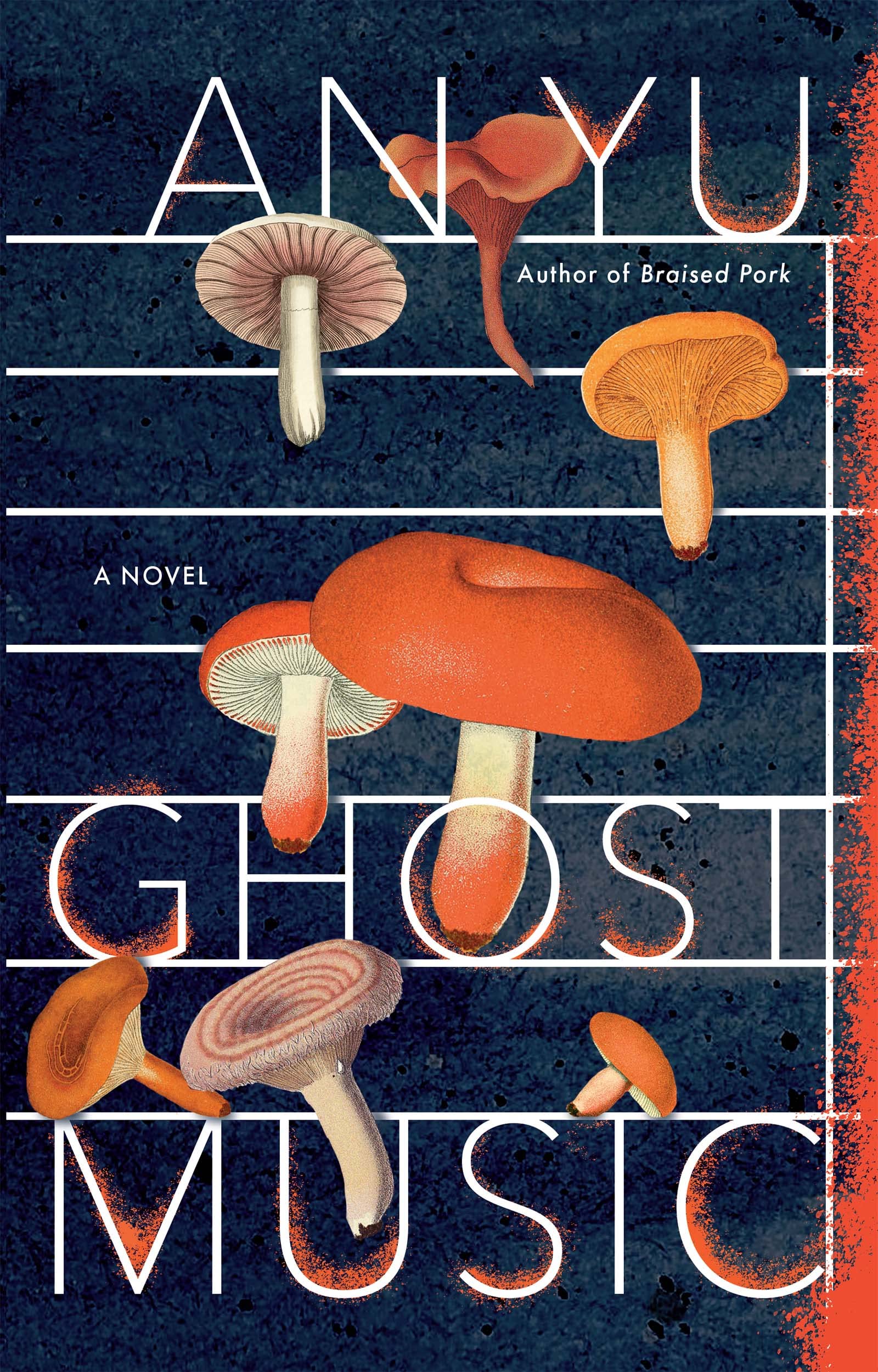 a graphic of the cover of Ghost Music by An Yu