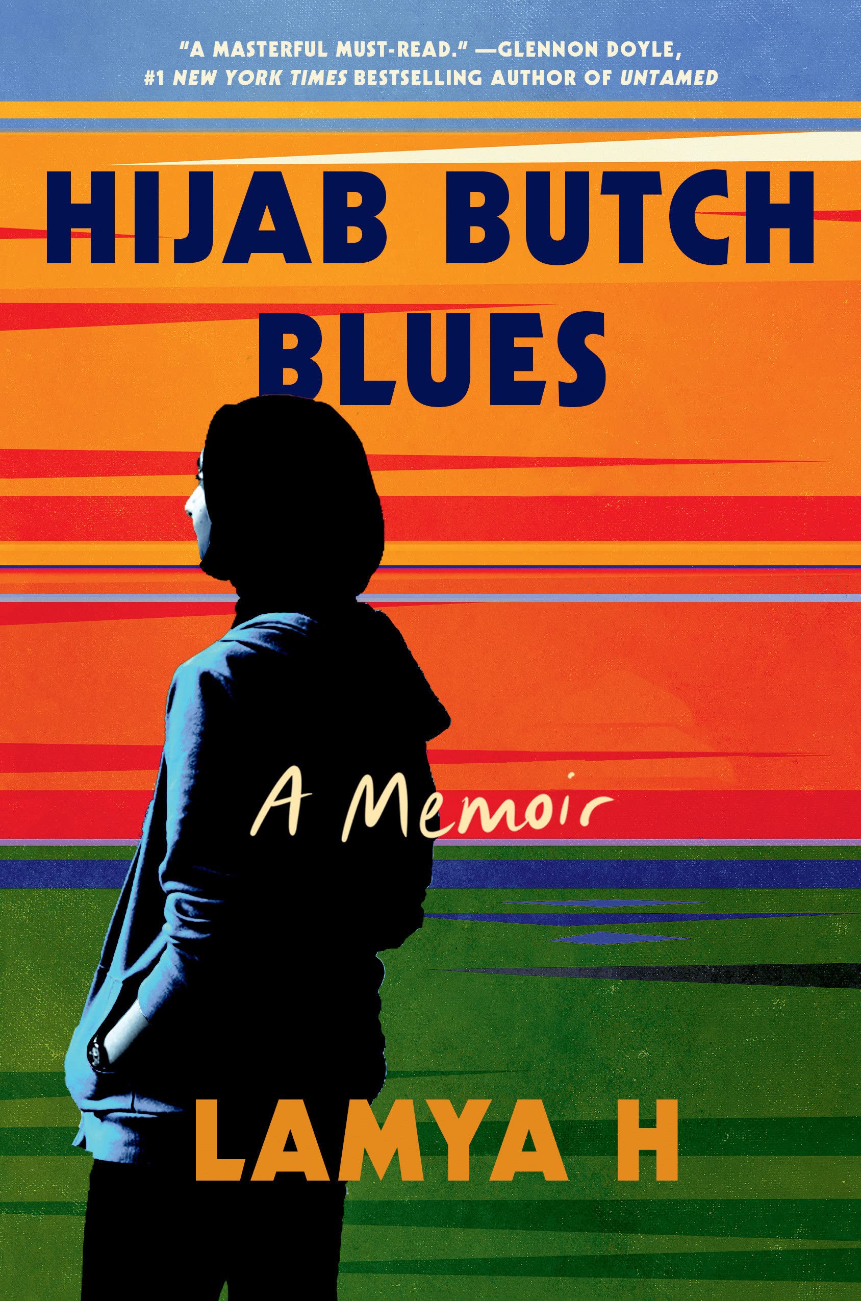 a graphic of the cover of Hijab Butch Blues by Lamya H