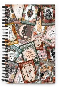 picture of Tarot Card Spiral Notebook