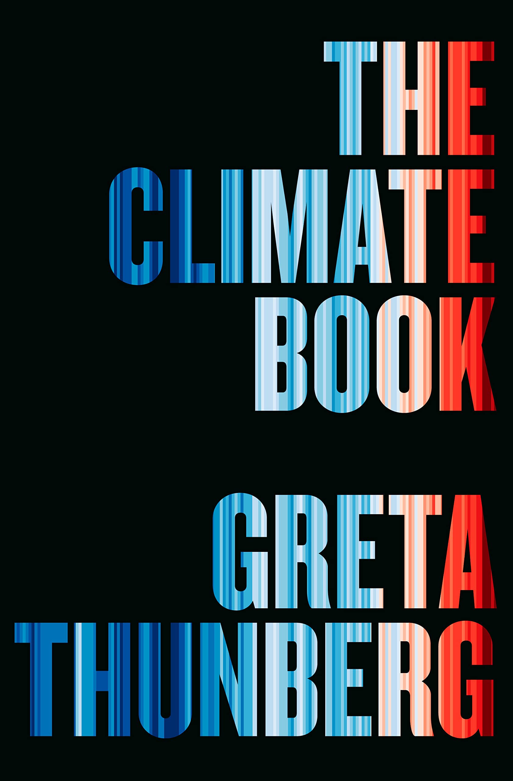 A graphic of the cover of The Climate Book: The Facts and the Solutions by Greta Thunberg