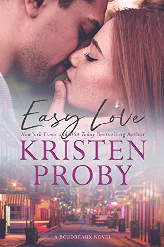 cover of Easy Liv ey Kristen Probe, showing a closeup of a man and woman kissing