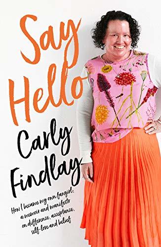 a graphic of the cover of Say Hello by Carly Findlay