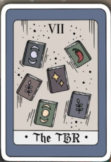The TBR Tarot Inspired Bookish Sticker