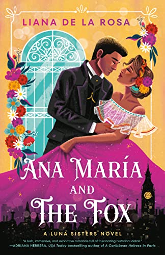 cover of Ana Maria and The Fox by Liana De la Rosa; Latine couple dancing