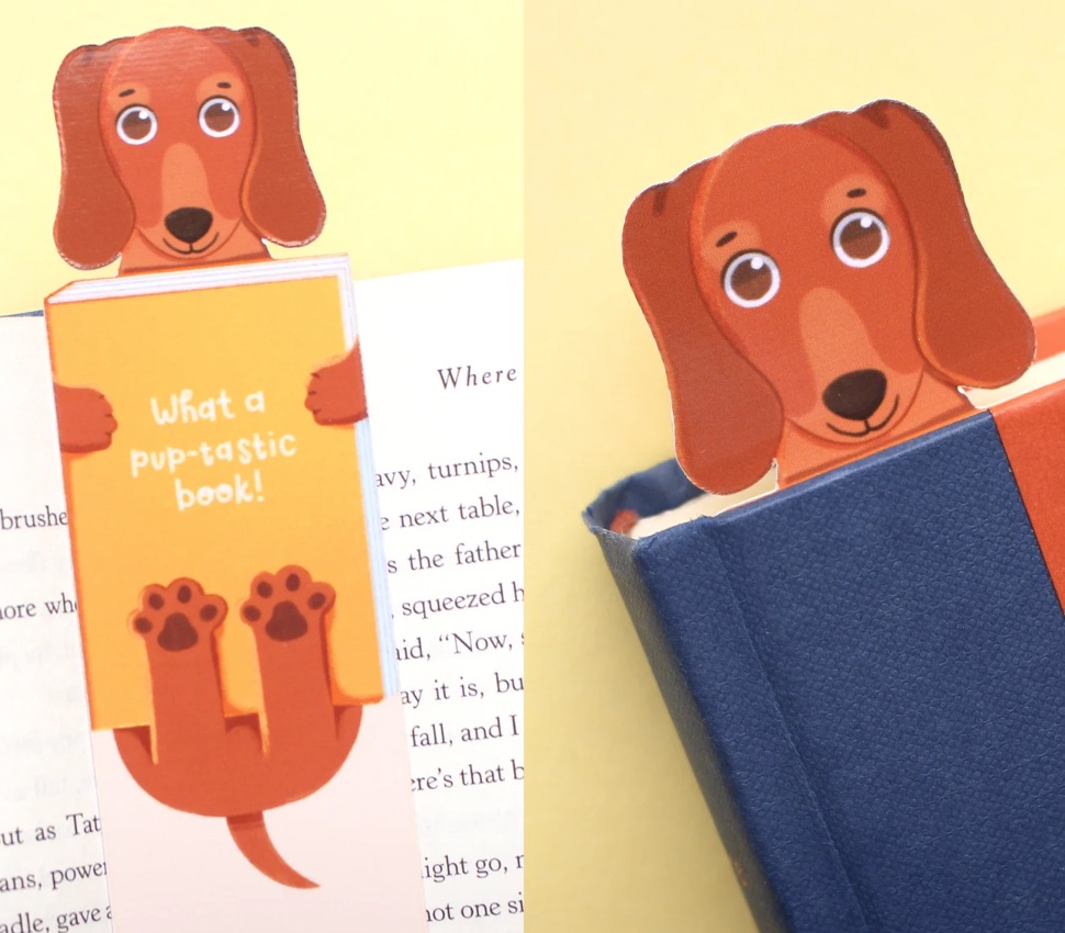 dog bookmark