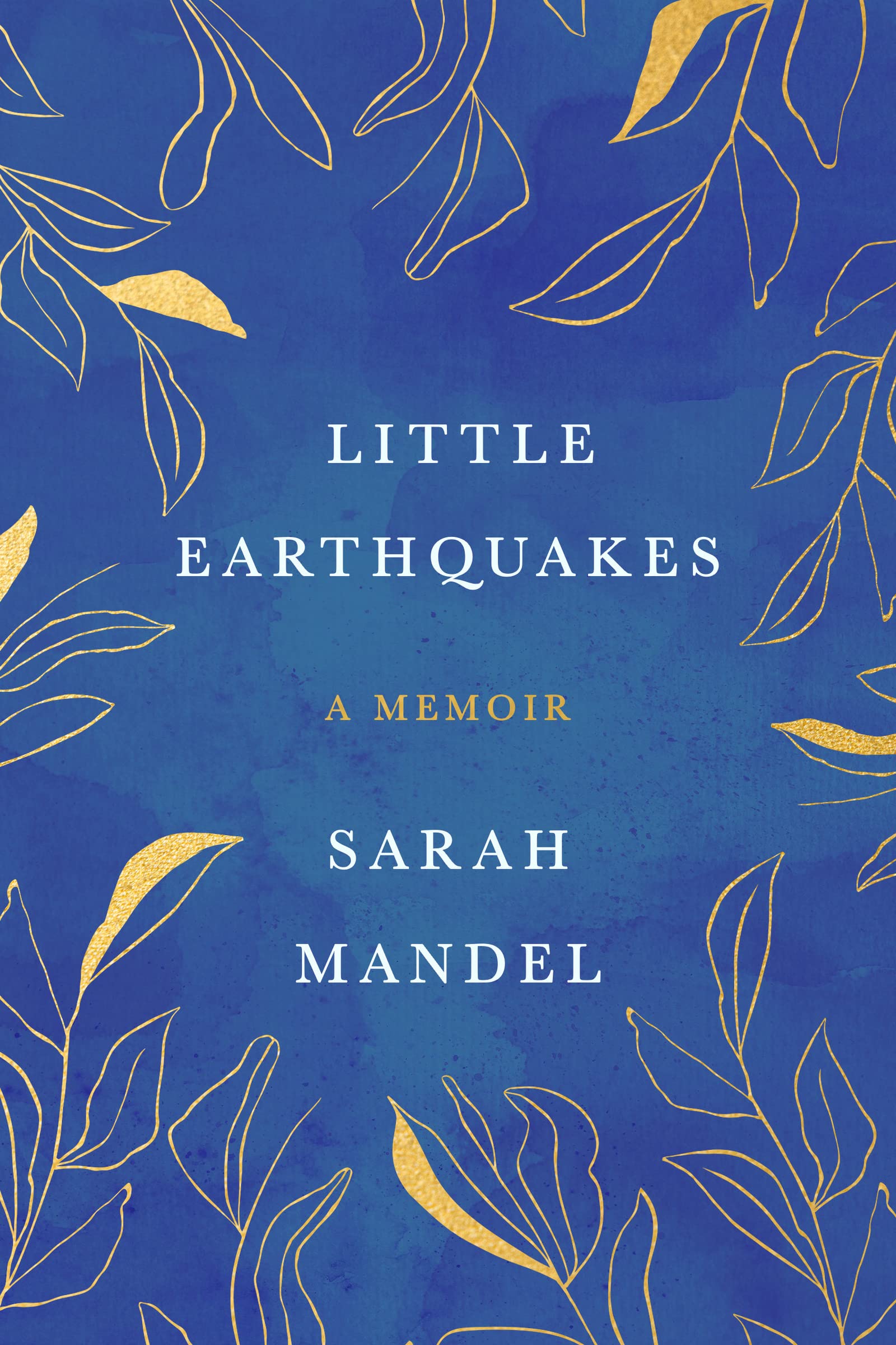 a graphic of the cover of Little Earthquakes: A Memoir by Sarah Mandel 