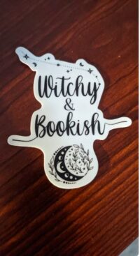 picture of Witchy and Bookish sticker