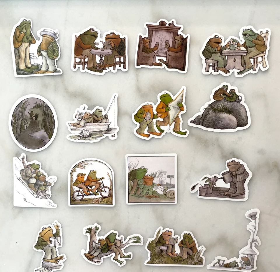 Frog and Toad Stickers GetStickyWithItStore