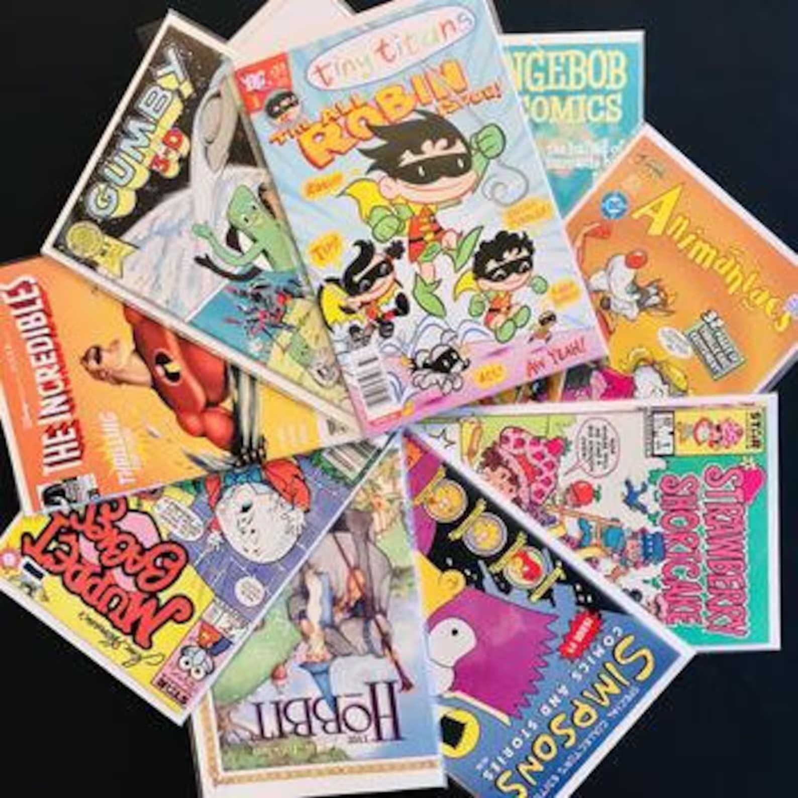 A selection of kid-friendly comics