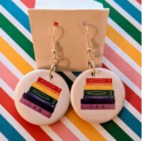picture of Pride Flag Book Earrings